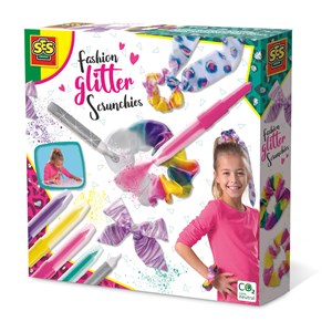 Picture of Modne brokatowe gumki do włosów