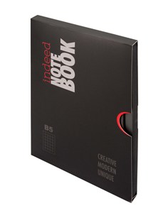 Obrazek Notes Indeed B5 kratka szary