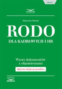 Picture of RODO dla kadrowych i HR Wzory dokumentów z objaśnieniami + aktywne druki na pendrive