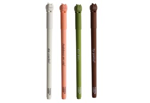 Obrazek Długopis Feelingi fat cats 0,5mm niebieski (48szt)