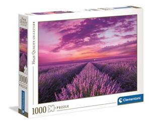 Obrazek Puzzle 1000 High Qualilty Collection Lawendowe pole