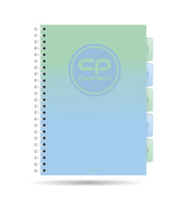 Picture of Kołozeszyt A4 100k kratka PP Coolpack gradient mojito