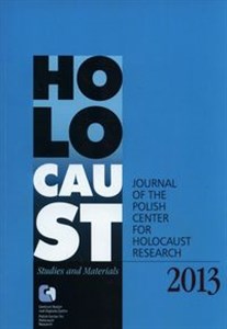 Obrazek Holocaust Studies and Materials /Volume 2013/