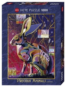 Obrazek Puzzle 1000 Cenne zwierzęta, Królik
