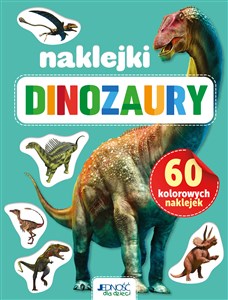 Obrazek 60 kolorowych naklejek Dinozaury