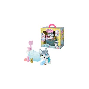 Obrazek Piesek Husky PAMPER PETZ w wannie