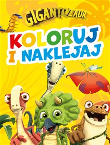 Obrazek Koloruj i naklejaj! Gigantozaur