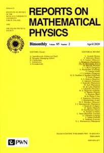 Picture of Report On Mathematical Physics 85/2 - Polska