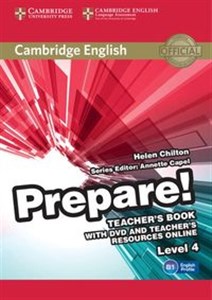 Obrazek Cambridge English Prepare! 4 Teacher's Book + DVD and Teacher's Resources Online