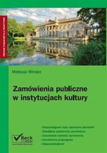 Picture of Zamówienia publiczne w instytucjach kultury