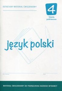 Picture of Język polski 4 Dotacyjny materiał ćwiczeniowy Szkoła podstawowa