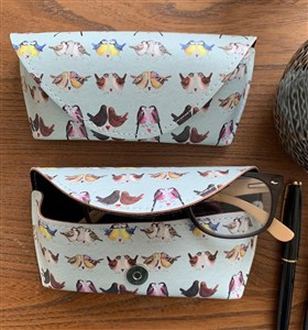 Obrazek Etui na okulary GL12 Ptaszki