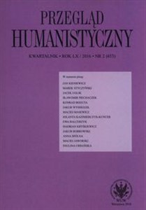 Obrazek Przegląd Humanistyczny 2/2016