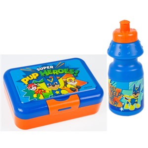 Obrazek Zestaw Starpak bidon 350ml pudełko śniadaniowe Psi Patrol niebieski