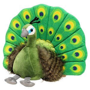 Picture of Maskotka Przytulanka Paw zielony 30cm