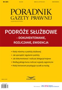 Picture of Podróże służbowe dokumentowanie, rozliczanie, ewidencja