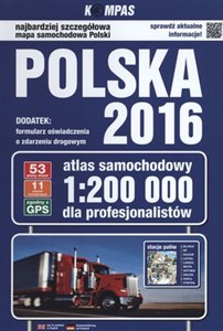 Obrazek Atlas samochodowy Polska 2016 dla profesjonalistów 1:200 000