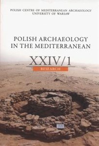 Obrazek Polish Archaeology in the Mediterranean XXIV/1 Research