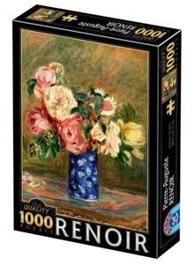Obrazek Puzzle 1000 Renoir, Bukiet róż