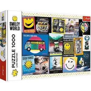 Picture of Trefl puzzle 1000 Żyj pozytywnie Smiley with fee