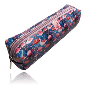 Obrazek Piórnik prostokąt Flamingi