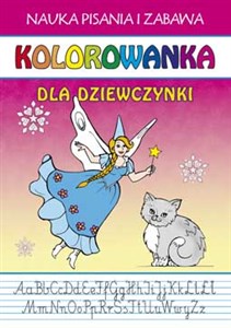 Picture of Nauka pisania i zabawa Kolorowanka dla dziewczynki