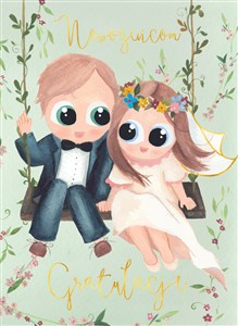 Obrazek Karnet ślub huśtawka