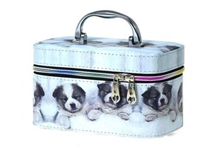 Obrazek Kuferek S z lusterkiem na zamek 19x12x11cm