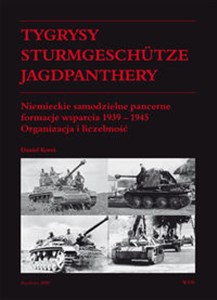 Obrazek Tygrysy Sturmgeschütze Jagdpanthery. Niemieckie samodzielne pancerne formacje wsparcia 1939 - 1945 Organizacja i liczebność