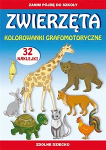 Picture of Zwierzęta Kolorowanki grafomotoryczne