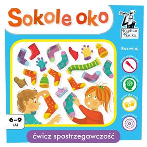 Picture of Sokole oko Kapitan Nauka Ćwicz spostrzegawczość 6-9 lat