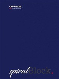 Picture of Kołonotatnik A5/80K linia granatowy (5szt)