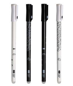 Obrazek Paczka Długopis wymazywalny JUST 0.5mm niebieski 12 szt. mix Happy Color