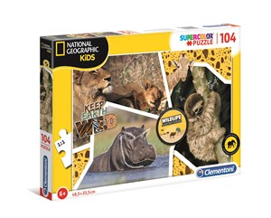 Picture of Puzzle 104 Supercolor National Geographic Kids