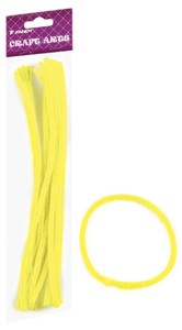 Picture of Druciki kreatywne żółte 15szt FANDY