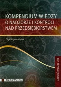 Picture of Kompendium wiedzy o nadzorze i kontroli nad przedsiębiorstwem