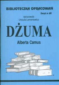 Picture of Biblioteczka Opracowań Dżuma Alberta Camusa Zeszyt nr 60