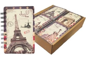 Obrazek Notes A6 Miasta MIX