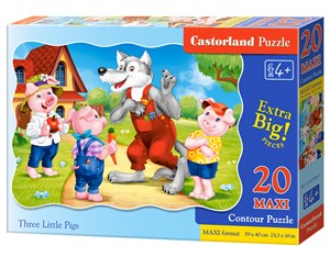Picture of Puzzle 20 Maxi Three Little Pigs