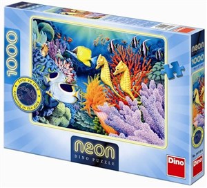 Picture of Puzzle 1000 Neon Pod wodą DINO