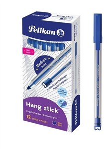 Obrazek Długopis Hang Stick niebieski (12szt)