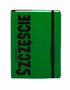 Obrazek Notes Szczęście A5 linia zielony