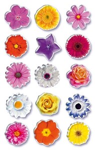 Picture of Naklejki błyszczące - Kwiaty