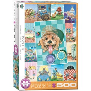 Picture of Puzzle 500 Psie życie XXL
