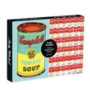Picture of Andy Warhol Soup Can 2-Sided Puzzle 500
