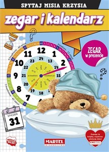 Obrazek Spytaj Misia Krzysia Zegar i kalendarz z makietą zegara