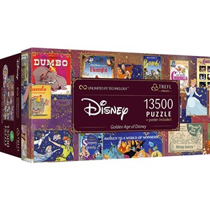 Obrazek Puzzle 13500 Prime Disney Golden Age of Disney 81026