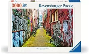 Obrazek Puzzle 3000 Ulice Amsterdamu