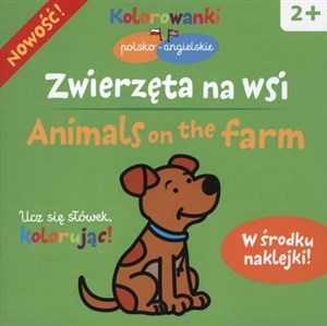 Picture of Zwierzęta na wsi Kolorowanki polsko-angielskie z naklejkami