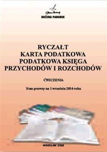 Picture of Ryczałt. Karta podatkowa... ćwiczenia PADUREK